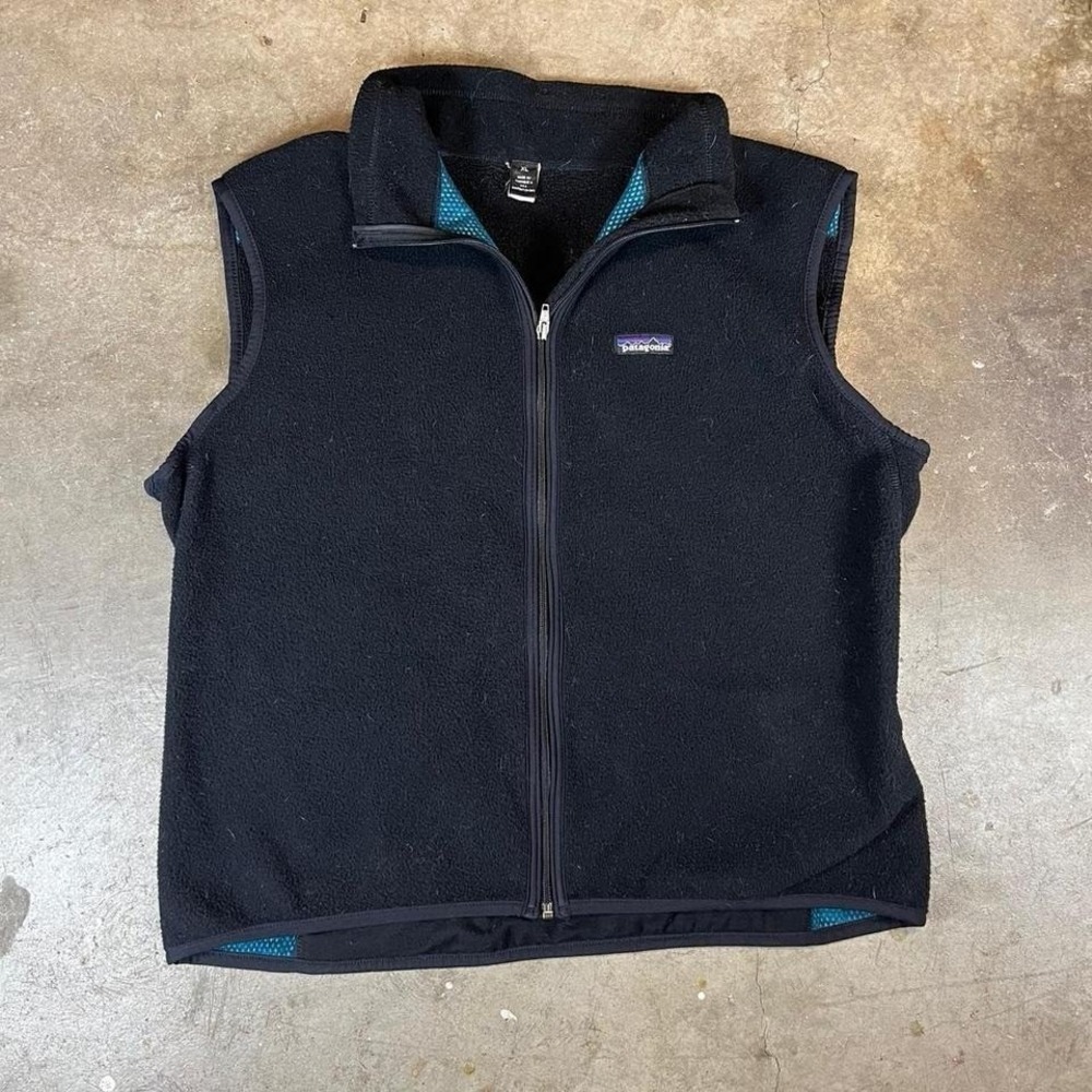 Patagonia black fleece vest Men's size XL